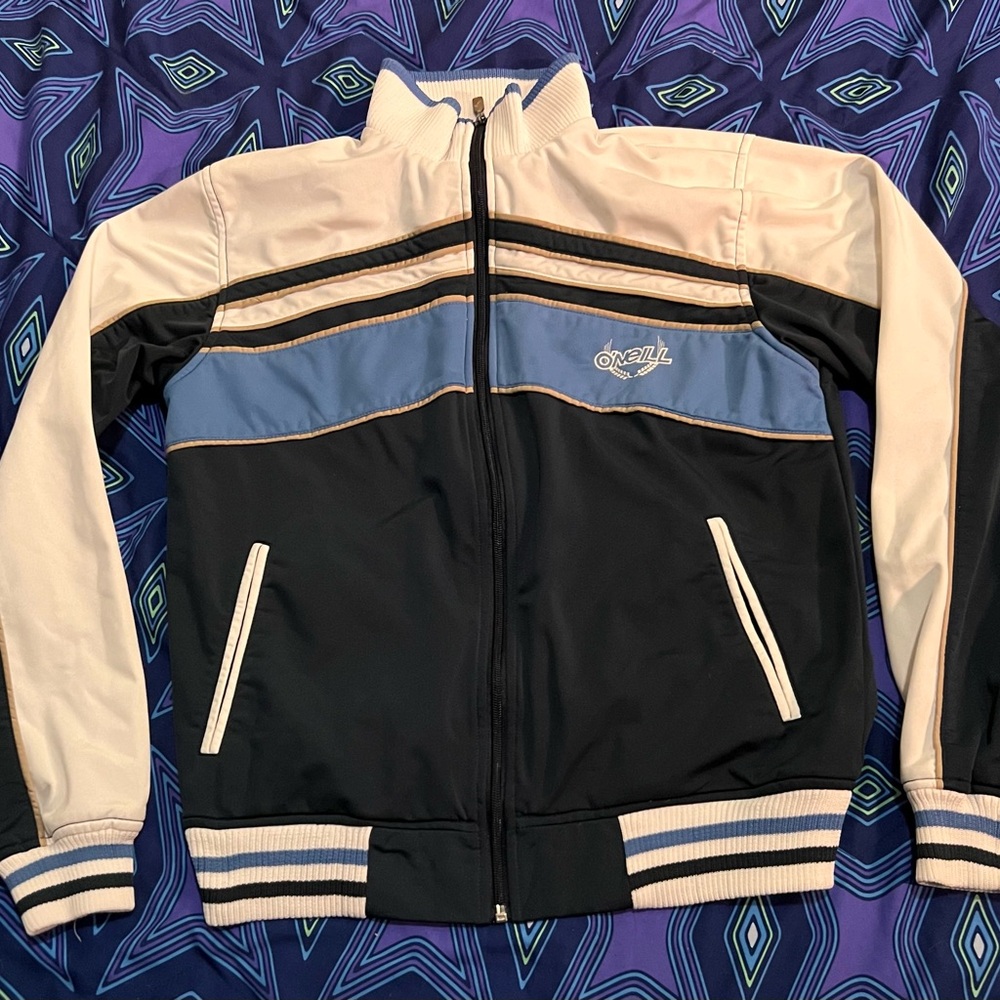 O’Neil Retro Vintage Zip-Up Track Jacket size small